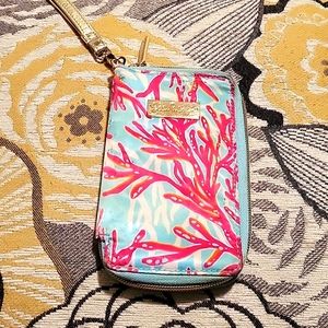 Lily pulitzer ID wristlet
